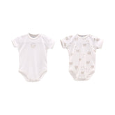 set 2 body maniche corte neonato/neonata