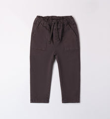 pantalone tessuto navetta lungo