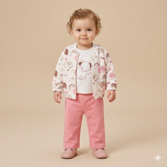 completo 3 pezzi bambina