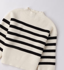 maglione a righe ragazza