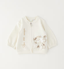 felpa con zip bambina