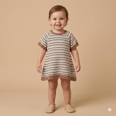 abito in maglia bambina