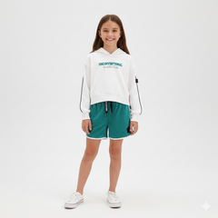 felpa con cappuccio ragazza