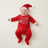 tutina neonato unisex natalizia + cappellino