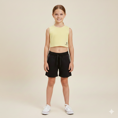 canotta crop ragazza