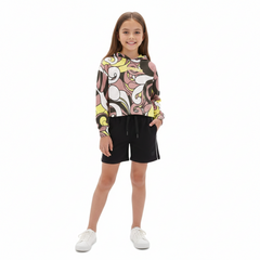 felpa con cappuccio ragazza