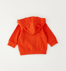 felpa con zip e cappuccio bambino