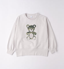 felpa girocollo ragazza