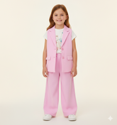tailleur rosa bambina