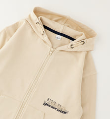 felpa con zip ragazzo