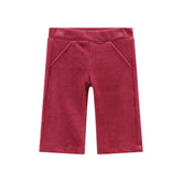 pantaloni a zampa in velluto bambina