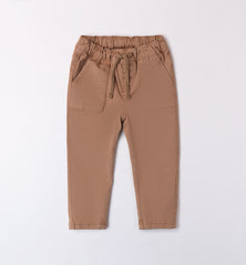 pantalone tessuto navetta lungo