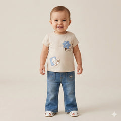 maglia manica corta bambina