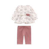 completo felpa stretch invernale neonata