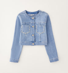 giubbino jeans ragazza