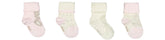 set composto da 4 paia di calzini neonata