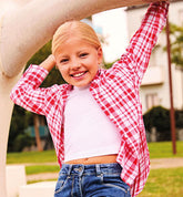 set camicia + canotta ragazza