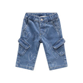pantalone denim bambina