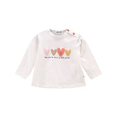 maglia girocollo manica lunga bambina