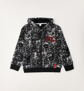 felpa con zip ragazzo