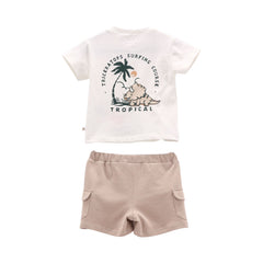 completo t-shirt e bermuda bambino