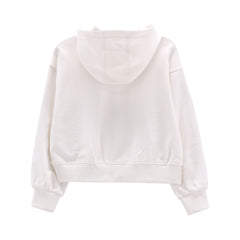 felpa con cappuccio ragazza