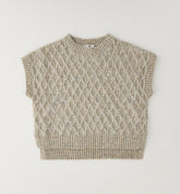 gilet ragazza in maglia