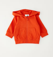felpa con zip e cappuccio bambino