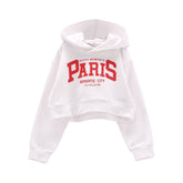 felpa con cappuccio ragazza