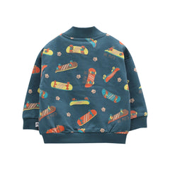 felpa con zip bambino