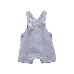 completo salopette corta bambino