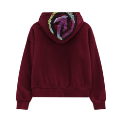 felpa con zip ragazza