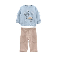 completo felpa e pantaloni bambino