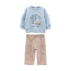 completo felpa e pantaloni bambino