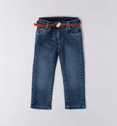 jeans denim + cintura bambina