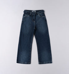 pantaloni denim ampi ragazza