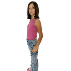pantalone denim stretch ragazza