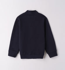 felpa manica lunga con zip neonato/ragazzo