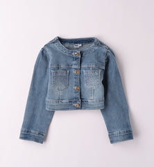 giubbino jeans bambina