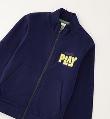 felpa con zip bambino
