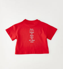 t-shirt crop ragazza