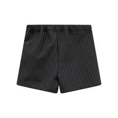 gonna pantalone punto milano gessato con lurex ragazza