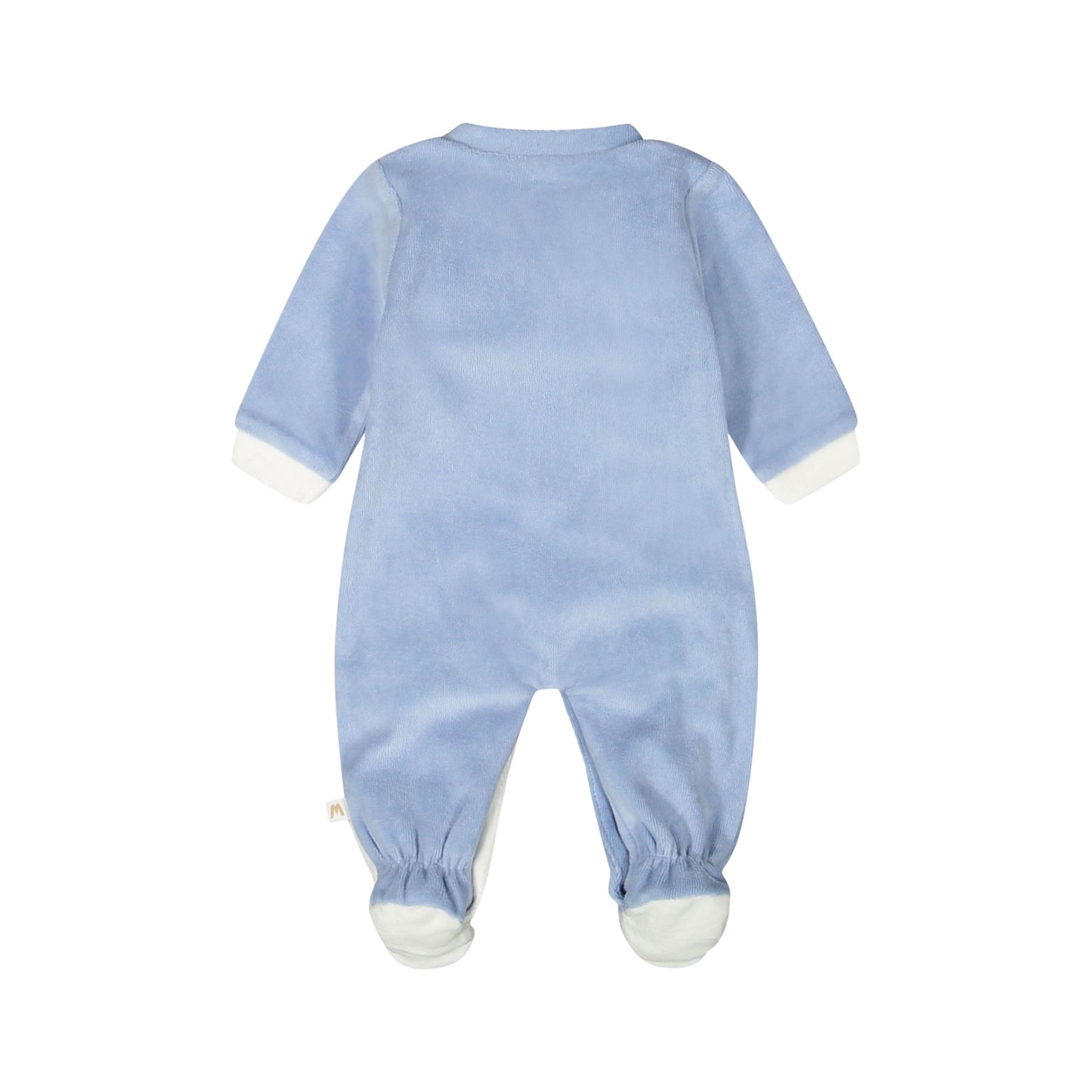 tutina c/piede ciniglia bio neonato