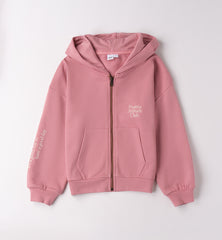 felpa con zip ragazza