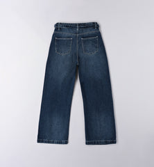 pantaloni denim ampi ragazza