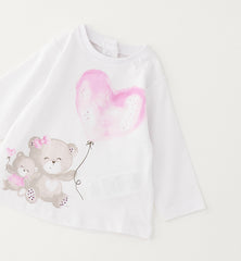 maglietta manica lunga bambina