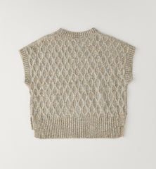 gilet ragazza in maglia