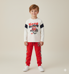 maglia girocollo manica lunga bambino