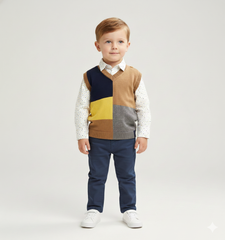 gilet maglia bambino
