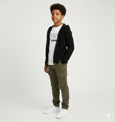 maglioncino con cappuccio ragazzo